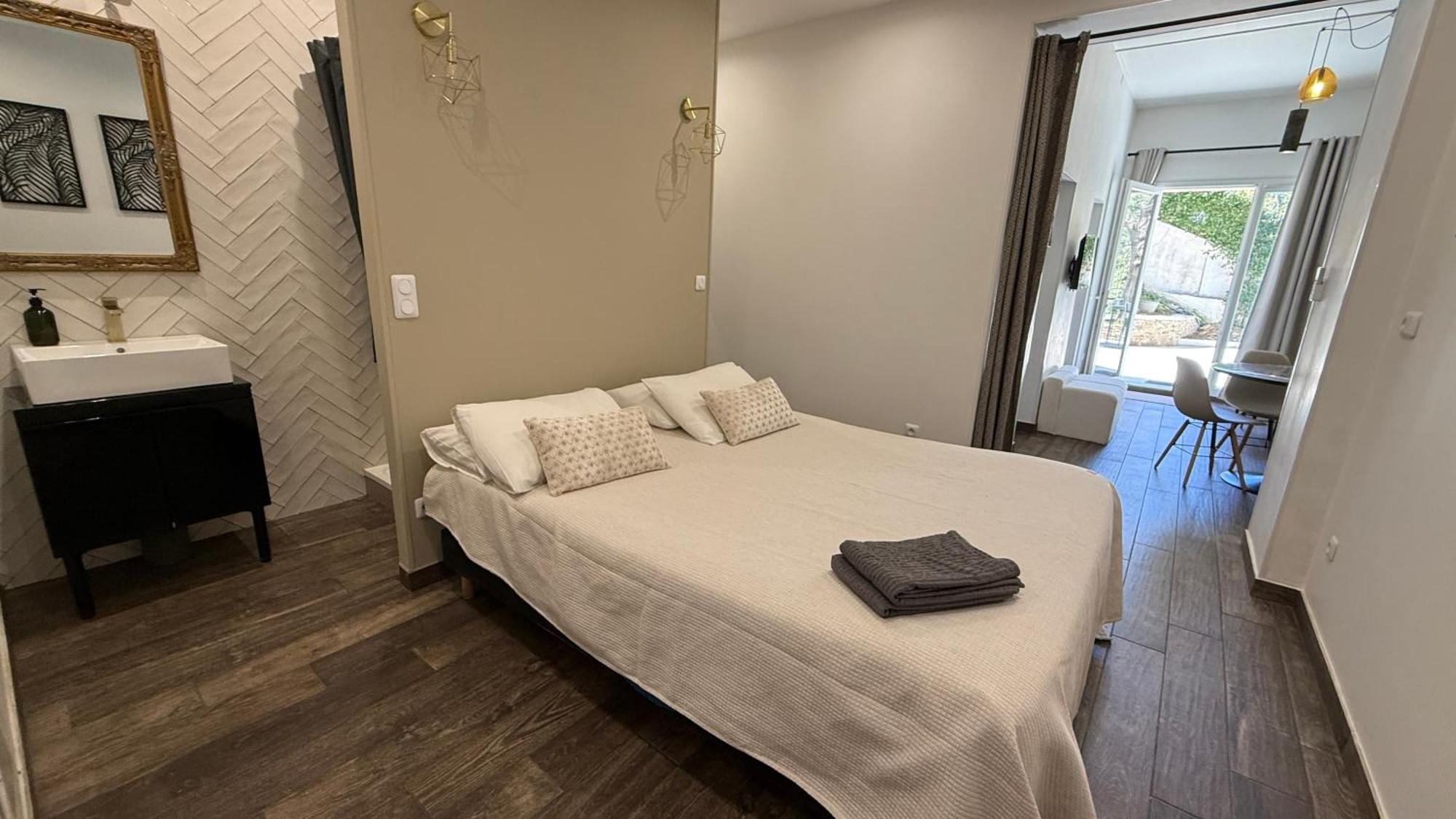 A Casa Corbaia Appartement 40 M2, Jardin Prive, Parking, Proche Centre Ville Et Mer Apartment 40 M2, Private Garden Parking Near Town Center And Sea Port And Airport Bastia  Zewnętrze zdjęcie